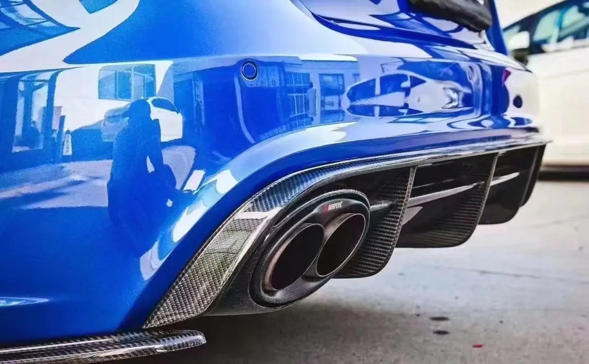 Audi Rs6 2014-2018 C7 C7.5 Avant Dry Carbon Fiber Rear Diffuser 1