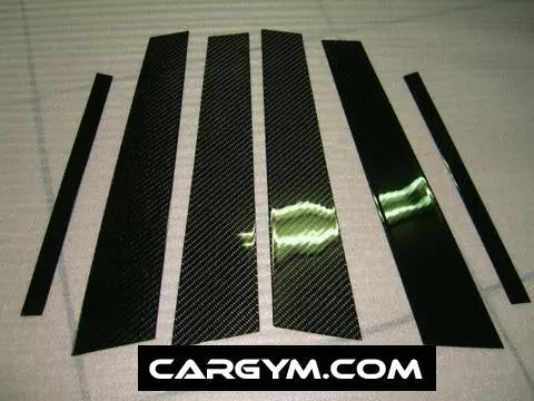 Bmw E90 3-Series Carbon Pillar Panel Covers 1