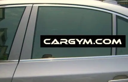 Bmw E90 3-Series Silver Carbon Pillar Panel Covers 1