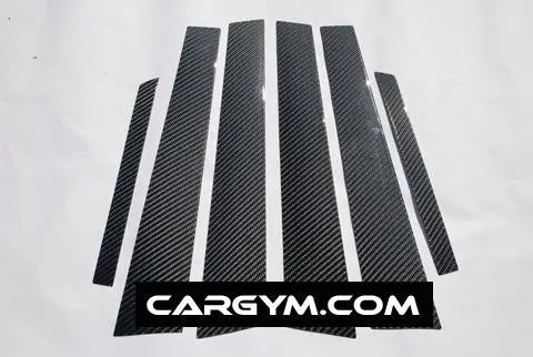 Mercedes Benz S-Class W220 Carbon Pillar Panel Covers 1