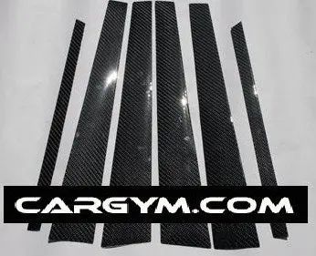 Mercedes Benz S-Class W140 Carbon Pillar Panel Covers 1