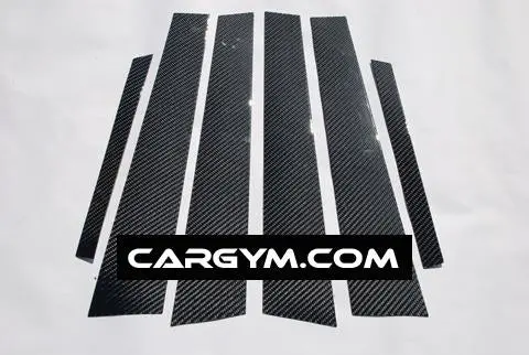 Mercedes Benz S-Class W221 Carbon Pillar Panel Covers 1