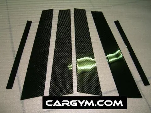 Audi A6 S6 Carbon Fiber Pillar Panel Covers 1