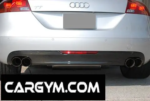 Audi Tt 8J Mk2 2006+ Oem Style Carbon Fiber Rear Diffuser 1