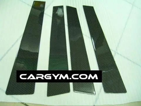 Porsche Cayenne Turbo 04-09 Carbon Pillar Panel Covers 1