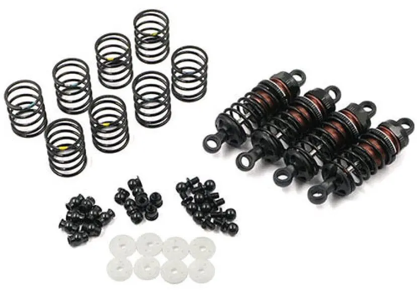 Bbg-0055Bk Yeah Racing Aluminum Big Bore Go 55Mm Damper Set (Black) 1