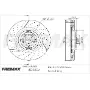 Fremax Front Each Brake Disc Suits Mercedes-Benz Ml63 Amg W164 1