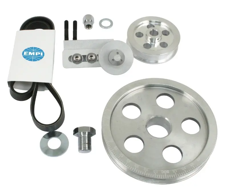 Pulley Kit Serpentine - Beetle/Ghia/Kombi 1965 To 1986 1