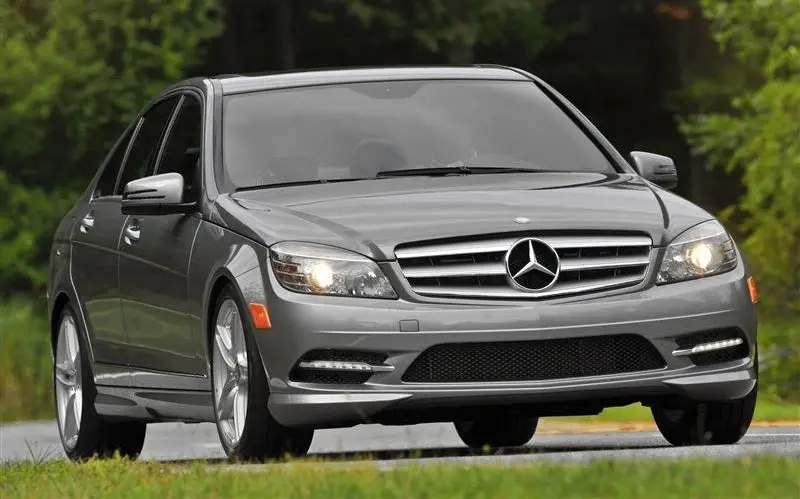 Mercedes-Benz W204 C-Class 2011 Amg Style Drl Led Full Body Kit 1