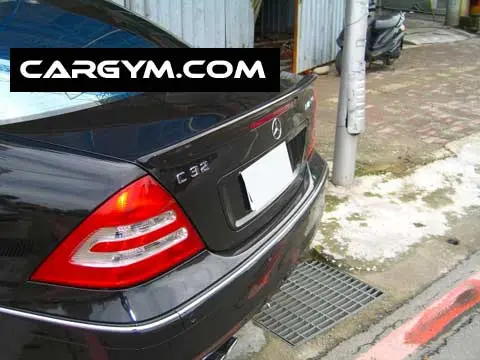 Mercedes-Benz W203 C-Class Amg Style Carbon Fiber Rear Spoiler 1