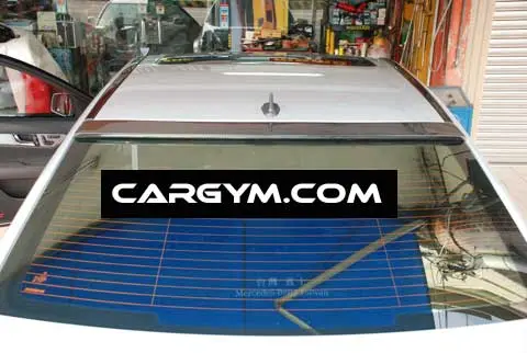 Mercedes-Benz W204 C-Class Carbon Fiber Roof Spoiler 1