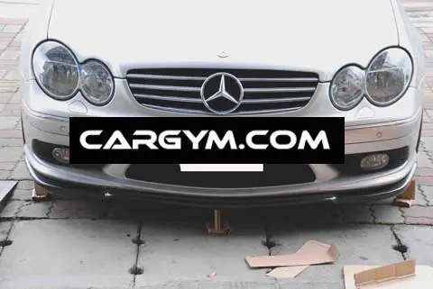 Mercedes-Benz W209 Clk55 Amg Carbon Fiber Front Lip Spoiler 1