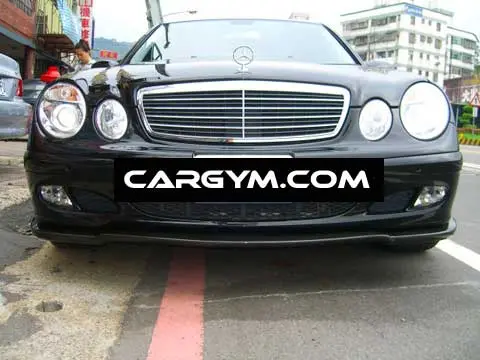 Mercedes-Benz W211 E-Class 2002-2006 Carbon Fiber Front Spoiler 1