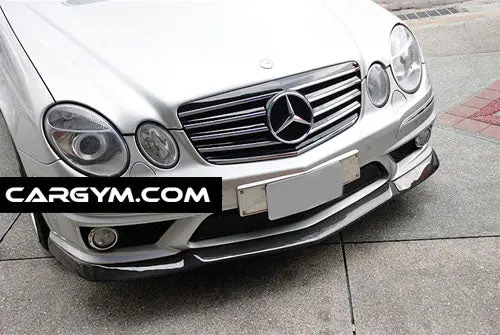 Mercedes-Benz W211 E-Class E63 Amg Style Carbon Front Spoiler 1