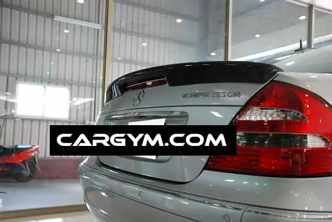 Mercedes-Benz W211 E-Class C Style Carbon Fibe Rear Spoiler 1