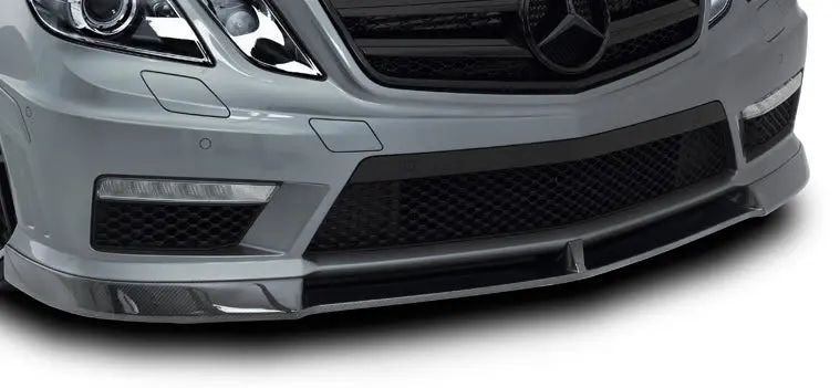 Mercedes-Benz W212 E63 2012+ V Style Carbon Fiber Front Spoiler 1