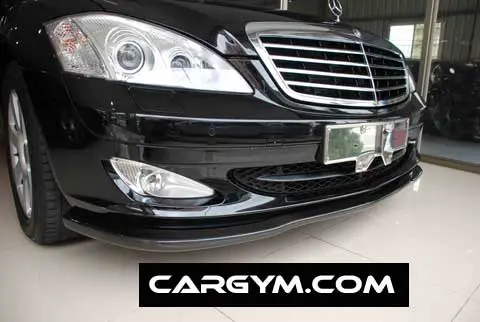 Mercedes-Benz W221 S-Class Carbon Fiber Front Lip Spoiler 1