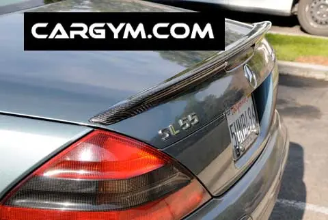Mercedes-Benz Sl55 R230 Amg Style Carbon Fiber Rear Spoiler 1