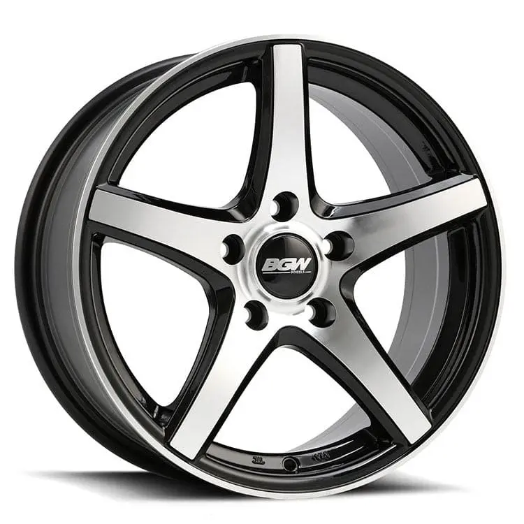 Bgw Apex Glossblack W/Machined Face Wheel 1