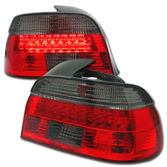 Bmw 5-Series 1996-2000 E39 Red & Smoked Led Taillight 1