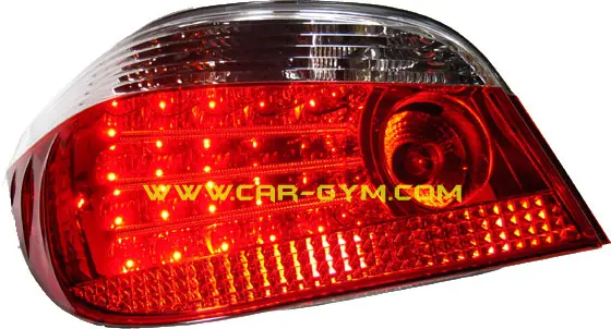 Bmw E60 5-Series 04-08 Red & Clear Led Taillight 1
