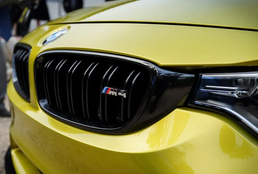Bmw 4-Series F32 F33 M4 Style Glossy Black Nose Grill 2