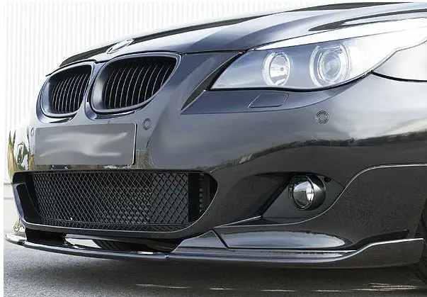 Bmw E60 5-Seires H Style Carbon Fiber Front Lip Spoiler 1