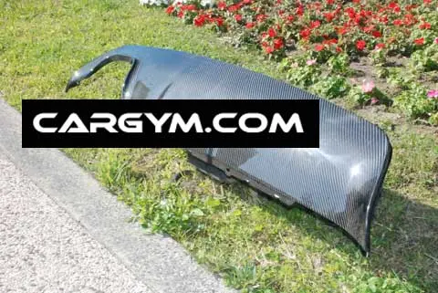 Bmw E60 M-Tech Style Carbon Fiber Rear Diffuser (Single Outlet) 1