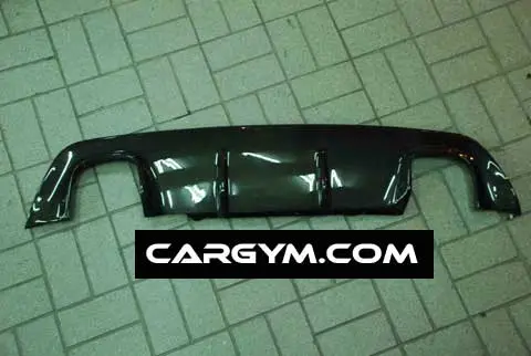 Bmw E60 M-Tech Style Carbon Rear Diffuser (Dual Exhaust Outlet) 1