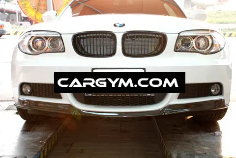 Bmw E82/ E88 1-Series M-Tech Use Carbon Fibe Front Lip Spoiler 1