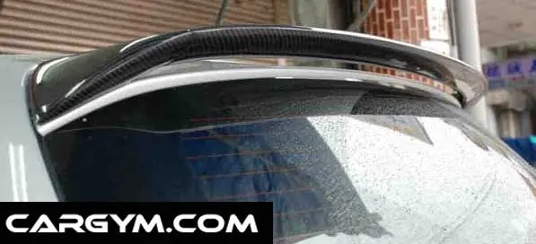 Bmw E87 1-Series Ac Style Carbon Fiber Rear Roof Spoiler 1