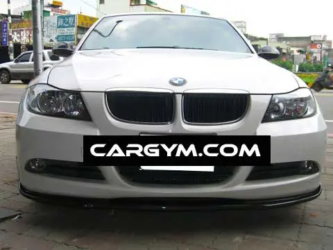 Bmw E90 3-Series Hn Style Carbon Fiber Front Lip Spoiler 1