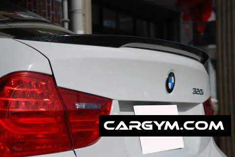 Bmw E90 3-Series Performance Style Carbon Fiber Rear Spoiler 1