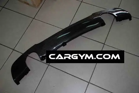 Bmw E90 3-Series M-Tech Style Carbon Rear Diffuser (Dual Outlet) 1