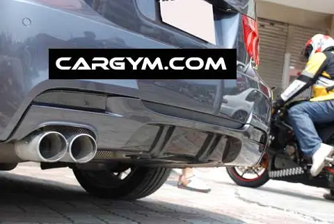 Bmw E90 3-Series Performance Carbon Rear Diffuser(Single Outlet) 1