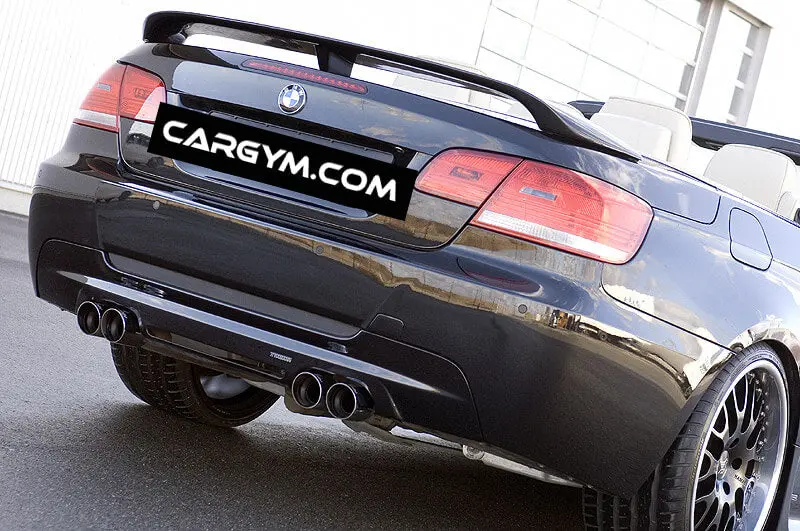 Bmw E93 3-Series Carbriolet Hn Style Carbon Rear Spoiler 1