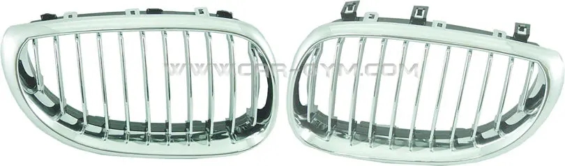 Bmw E60 5-Series M5 Style Chrome Front Grill 1