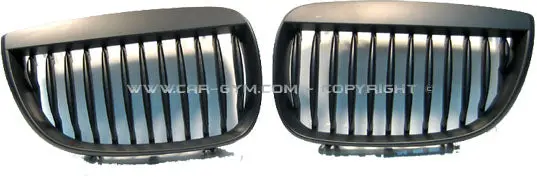 Bmw E87 1-Series Coupe Shallow Black Front Grill 1