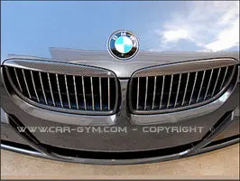 Bmw E90 3-Series Carbon Fiber Black Front Grill 2005+ 1