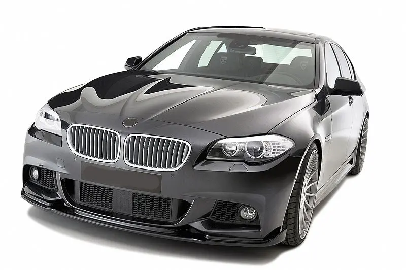 Bmw F10 5-Series (M-Sport Use) Hn Style Carbon Front Spoiler 1