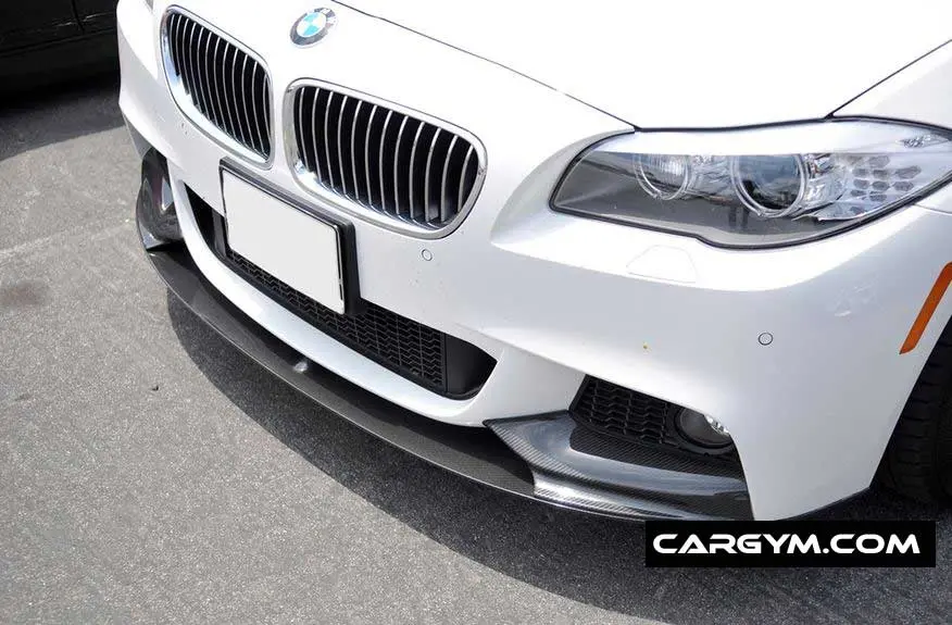 Bmw F10 M-Performance Style Dry Carbon Fiber Front Lip Spoiler 1
