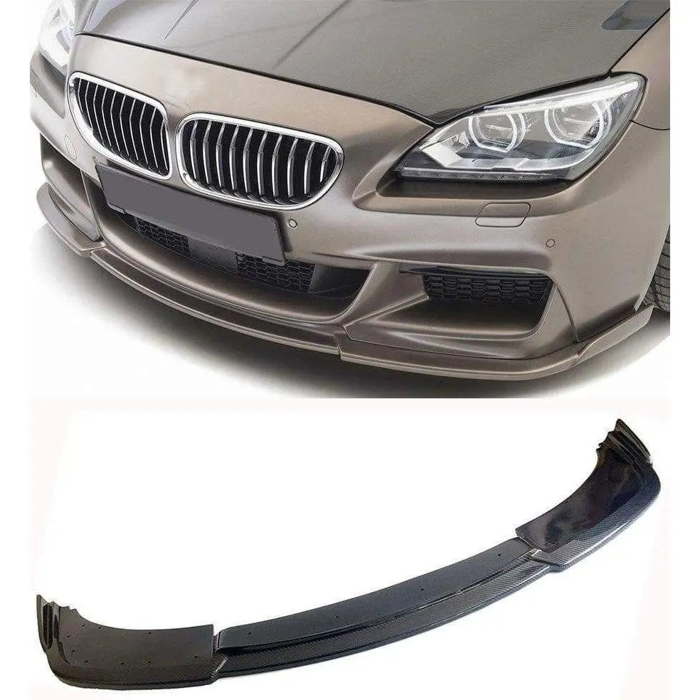 Bmw 6-Series F12 F13 F06 Hn Carbon Front Spoiler (M Sports) 1
