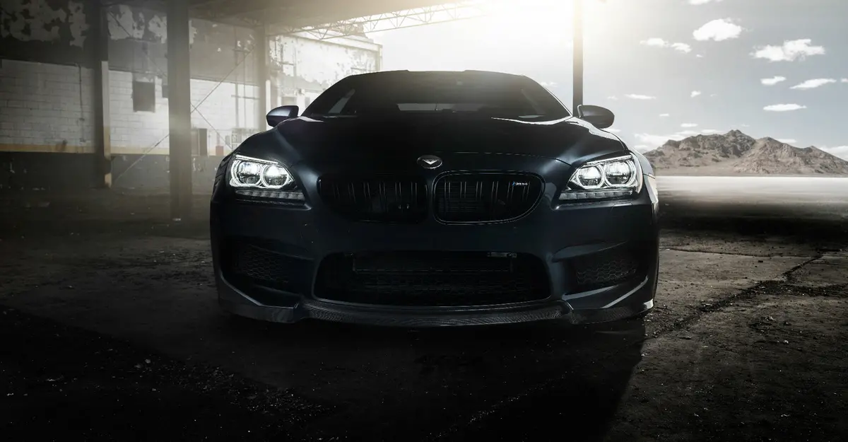 Bmw F06 F12 F13 (M6 Use) Vrs Style Carbon Fiber Front Spoiler 1