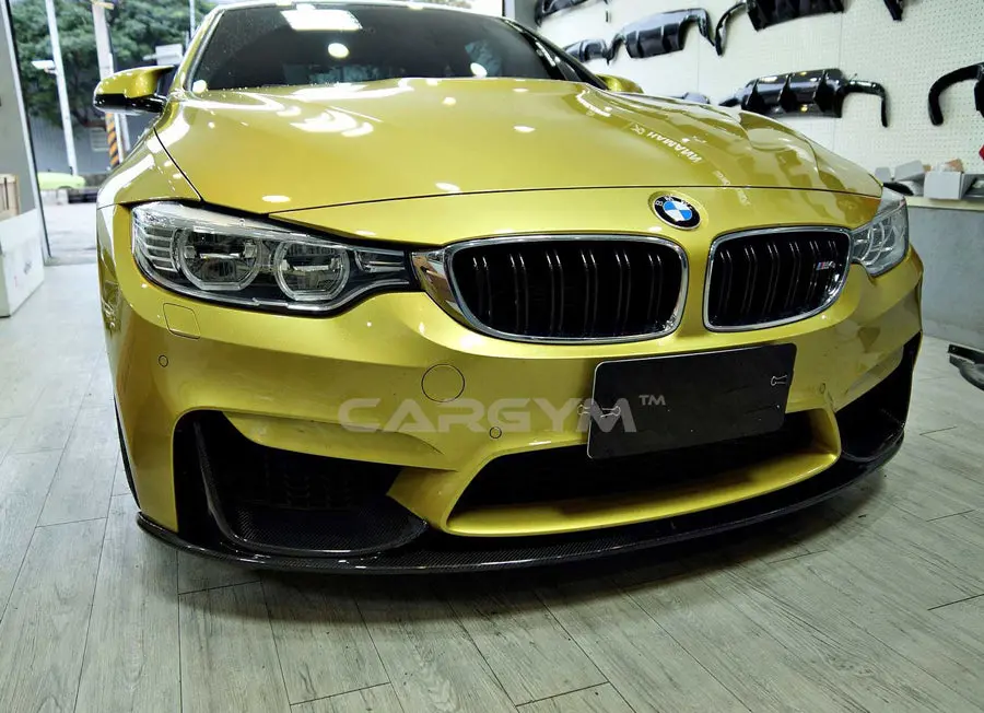 Bmw F80 M3 / F82 M4 M Performance Style Carbon Fiber Front Lip 1