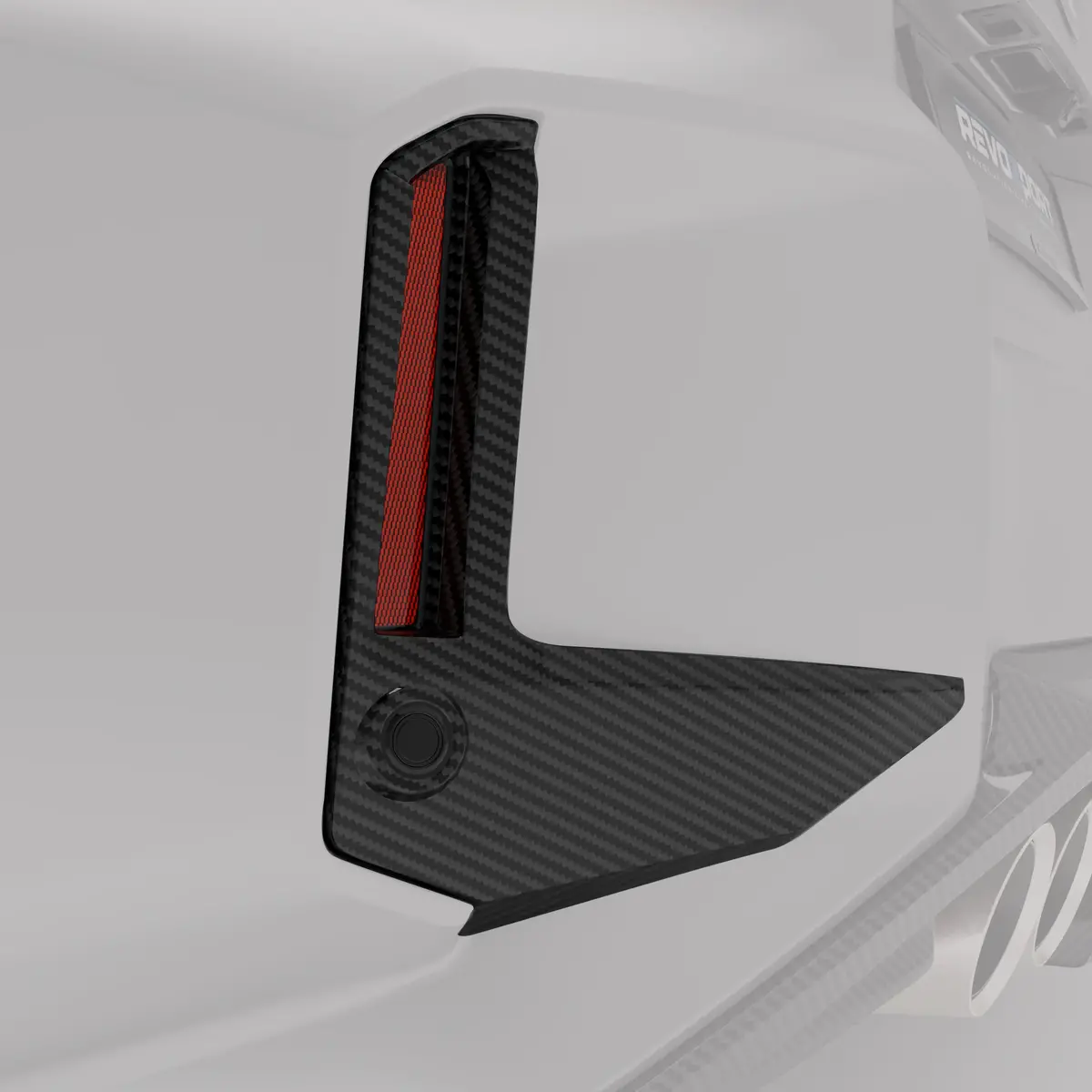 Revozport Bmw M2 G87 Coupe 2023+ Dry Carbon Fiber Rear Bumper Canards 2