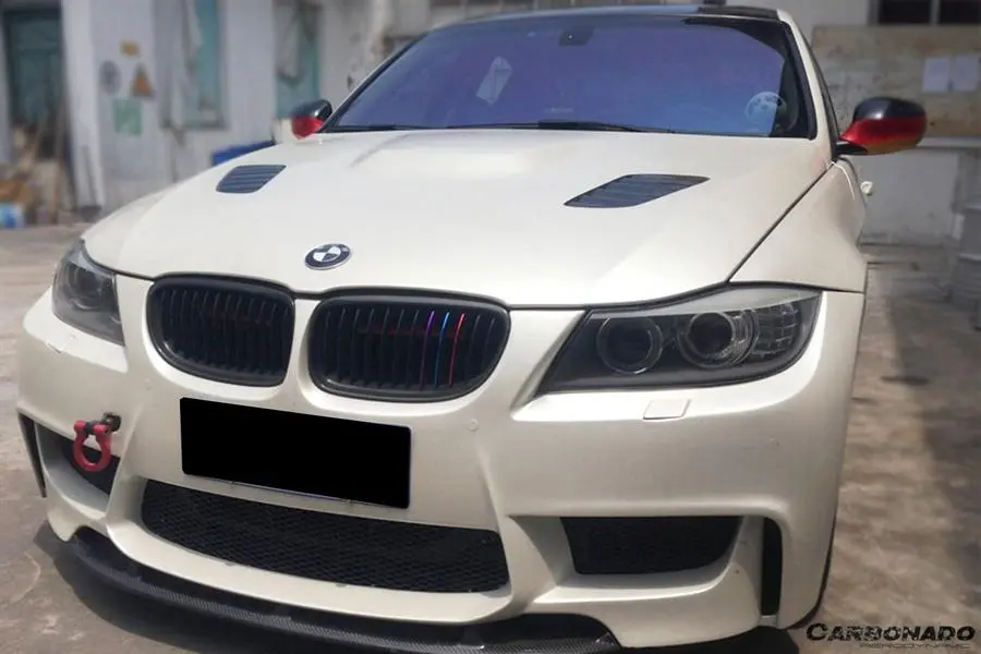Carbonado 2008-2012 Bmw 3 Series E90 Lci Vrs Style Carbon Fiber Hood 1