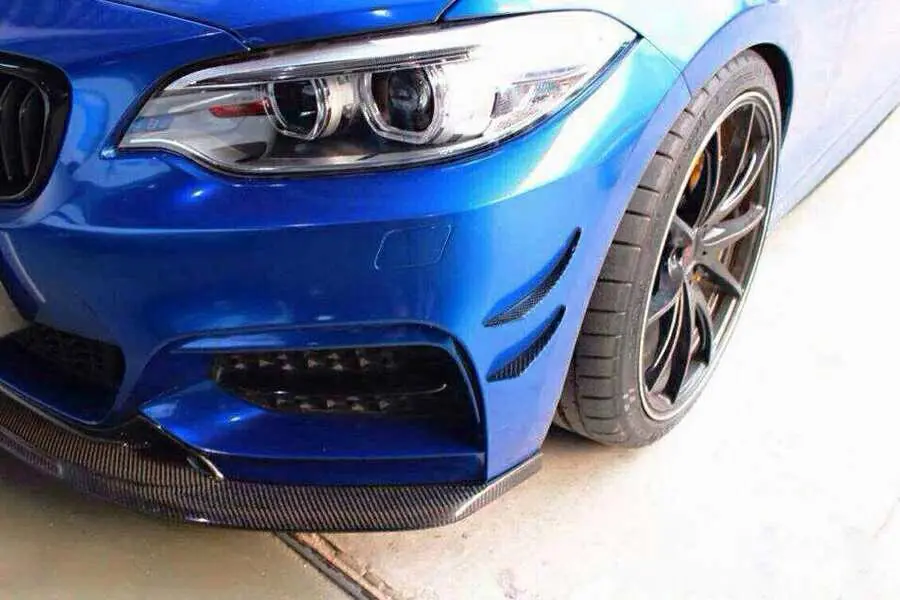 Carbonado 2013-2016 Bmw 2 Series F22/F23 Exot Style Front Canards (M-Tech Only) 1