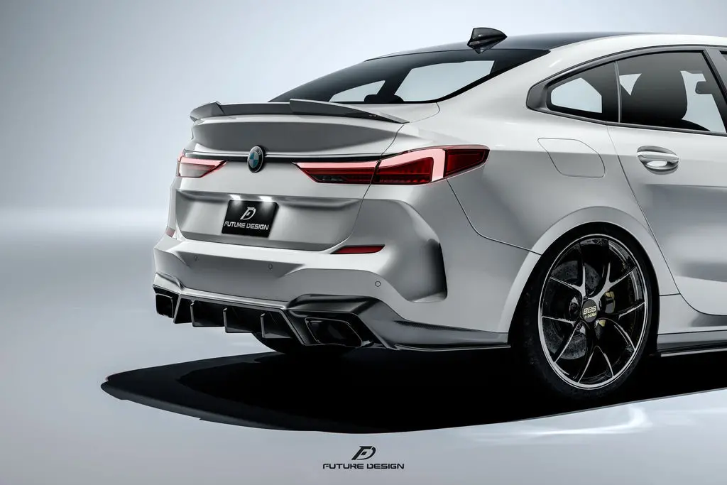 Future Design Carbon Fiber Rear Diffuser For Bmw 2-Series Gran Coupe F44 2020+ 1