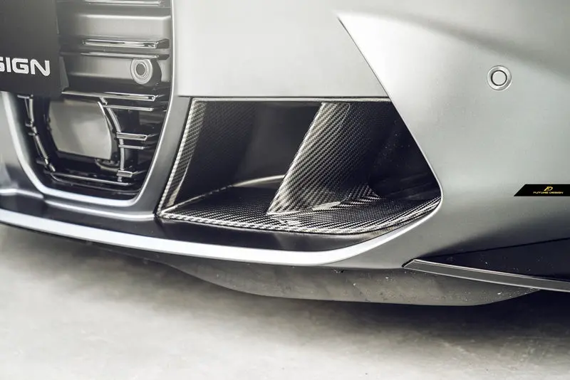 Future Design Carbon Fiber Front Bumper Intake Vent Trim For M3 G80 & M4 G82 G83 2020+ 1