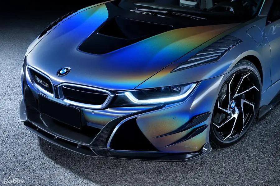 Darwinpro 2014-2018 Bmw I8 Bzk Carbon Fiber Front Canards 1